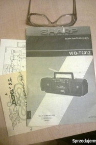 instrukcja;  RADIO SHARP;  WQ-I201Z; z 1992  gwarancja; schemat; NIE po polsku -2