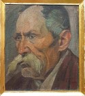 Henryk Langerman, 1920 r. portret, olej/ płótno klejone na deskę