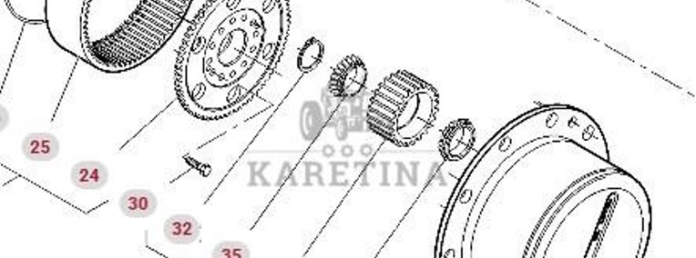 Valtra S274 S294 S324 S394 Fendt S927 S930 S933 S939 Jarzmo Kapelusz Wieniec Koło Koronowe Słoneczne-1