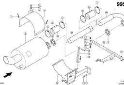 Claas Lexion 600 TŁUMIK 0007998102 (Układ wydechowy)