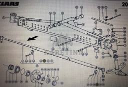 Przegub Claas Mega 370-340 Nr katalogowy 000 694 264 0 Nr 33 na rys katalogowym