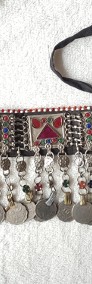 Duży naszyjnik choker afgański orient boho bohemian hippie tribal etno folk-3