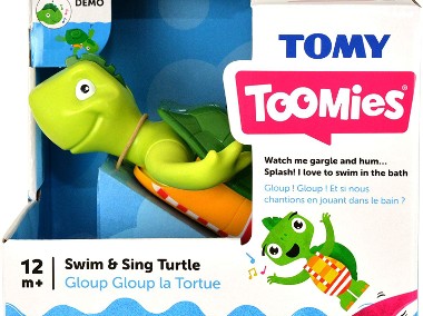 Żółw Zabawka do Wody Wanny z Dźwiękiem dla Najmłodszych Dzieci-1