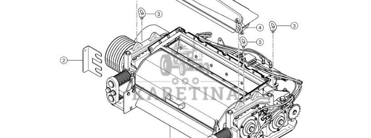 Claas Jaguar 970 - corncracker kompletny 0024017757-1