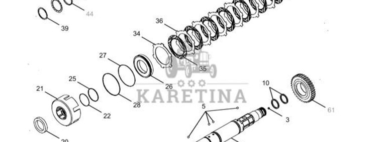 New Holland T6090 T8330 Kolo zebate napedz 87425380-1