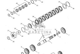 New Holland T6090 T8330 Kolo zebate napedz 87425380