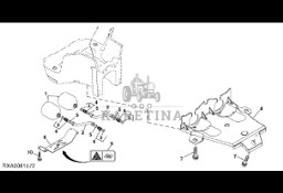 RE576625 John Deere 8345R - Akumulator hydrauliczny