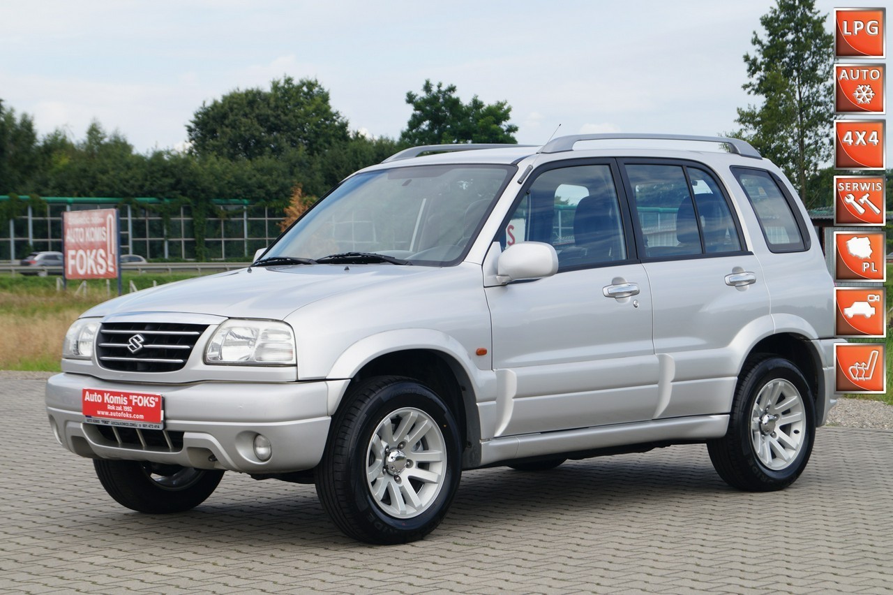 Suzuki Grand Vitara I Salon PL 2,0 128 KM LPG 4x4 Skóra IDEALNY Secial Edition 61/100 szt