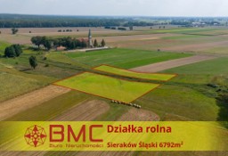 Działka rolna Sieraków Śląski, ul. Wyzwolenia