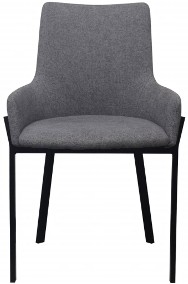 vidaXL Krzesła stołowe, 4 szt., jasnoszare, tkanina273748-2