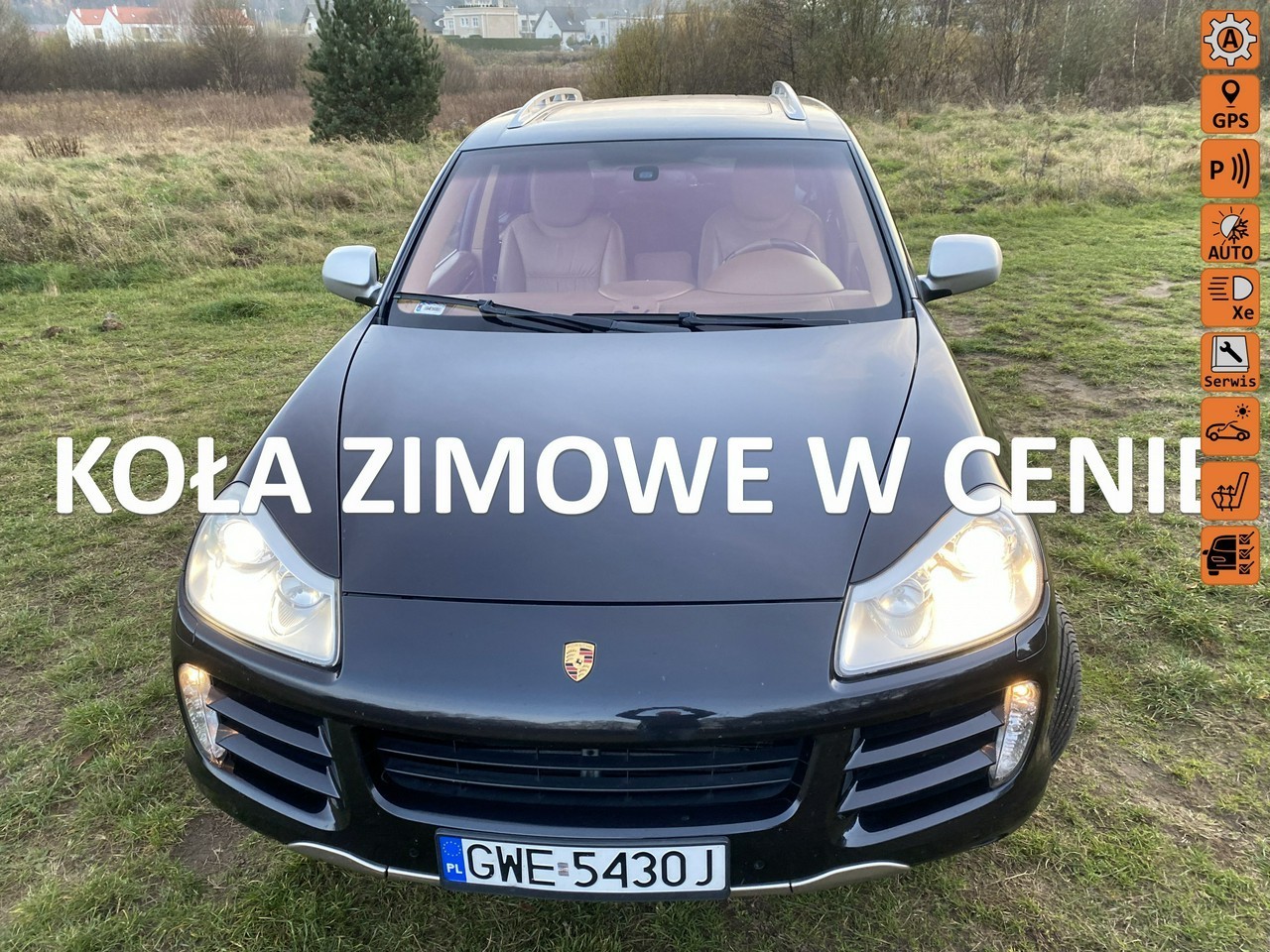 Porsche Cayenne I rej 08, 4,8b 382KM, V8,bi ksenony,skóry,nawigacja,po liftingu,Bose,h