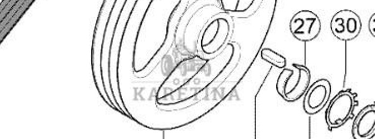 Claas Lexion 740 750 760 Koło Pasowe Napędu 0006650610 00 0665 061 0-1