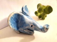 Figurki- ceramika Słonie