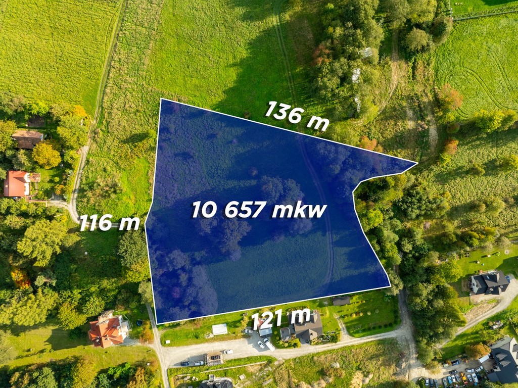 Działka budowlano-usługowa 1,06 ha – Rabka-Zdrój - Widok 3