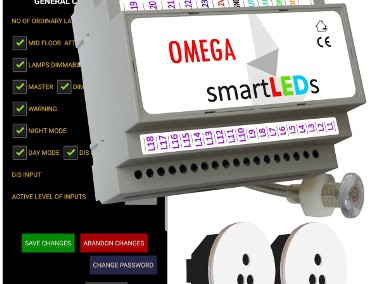 smartLEDs: Sterownik schodowy oświetlenia LED Omega + Czujniki ruchu i zmierzchu-1