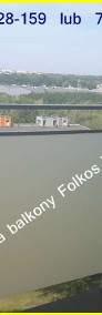 Folie matowe na balkony Warszawa -Oklejamy szyby balkonowe -Folkos folie okienne-3