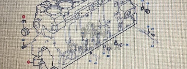 FENDT 6335C SILNIK-BLOK CYLINDRÓW V837086217/Fendt 6335 C silnik-blok cylindrów-1