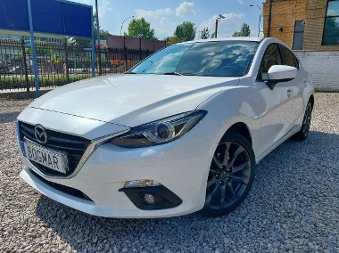 Mazda 3 III SALON PL. pierwszy wł. BIAŁA PERŁA Ksenony Kamera Alu18-1