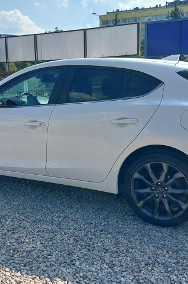 Mazda 3 III SALON PL. pierwszy wł. BIAŁA PERŁA Ksenony Kamera Alu18-2