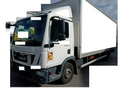 MAN TGL 12.220 Euro 6 kontener 18 pal. win klapa poduszki 269tys.km Man TGL 12.220 Euro6 kontener przebieg 269000km ! winda klapa, ...