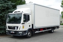 MAN TGL 12.220 Euro 6 kontener 18 pal. win klapa poduszki 269tys.km Man TGL 12.220 Euro6 kontener przebieg 269000km ! winda klapa, ...