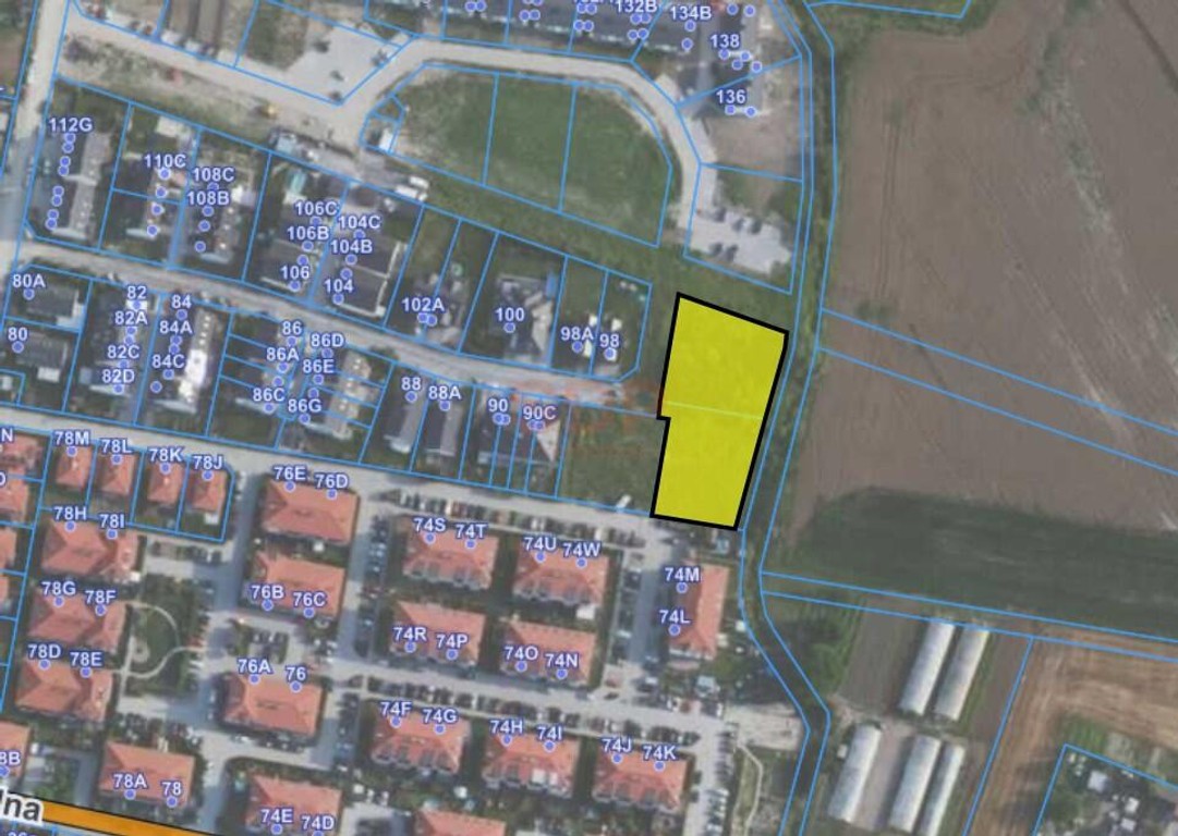 Kiełczów, budowlana - zabudowa szeregowa, 2154 m² - Widok 4