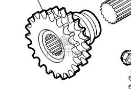 John Deere 9780CTS 9780 CTS Koło Zębate Napędowe AH149349 AFH205780