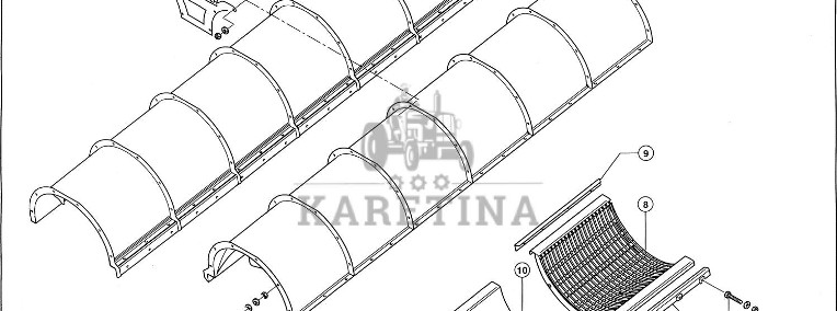 Claas Lexion 600 PŁASZCZ ODDZIELANIA 0007958840 (Płaszcz oddzielania)-1