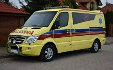 Mercedes-Benz Sprinter Ambulans karetka typ B PN-EN 1789 nosze Stryker M1 stan bardzo dobry