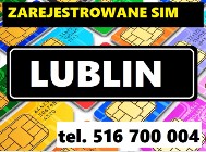 Anonimowe Karty SIM startery ZAREJESTROWANE PREPAID Rejestracja kart SIM Lublin