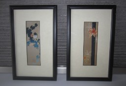 Dwa pasujące do siebie obrazki w stylu japońskim
