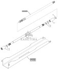 New Holland T6070 Wałek napędowy 87315240