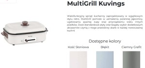 KUVINGS MultiGrill grill wielofunkcyjny elektryczny retro nowość najlepszy gril