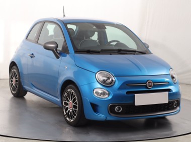 Fiat 500 , Salon Polska, 1. Właściciel, Serwis ASO, Skóra, Klima,-1