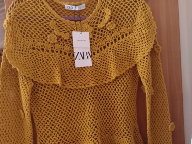 (38/M) ZARA/Ażurowa bluzka/ sweter z Londynu/NOWY-1