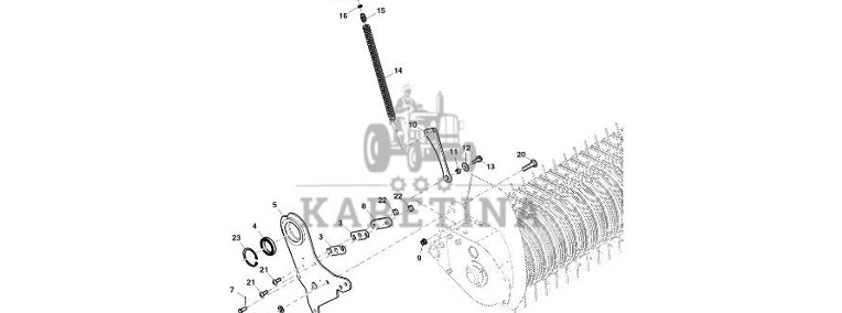 John Deere 960 - Ramię DC212812 (Podbieracz)-1