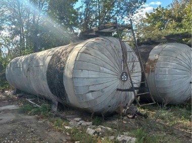 Zbiornik do asfaltu, na bitum, 25m³, z wężownicą na olej, izolowany-1