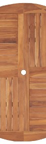 vidaXL Stół ogrodowy, 120x76 cm, lite drewno tekowe49004-4