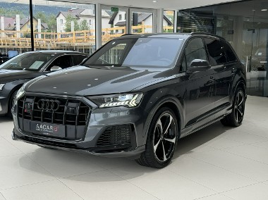 Audi SQ7 V8 TFSI Quattro, LED, B&O, Salon PL, 1-wł, FV23%, Gwarancja, DOSTAWA-1