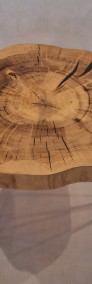 Stolik kawowy plaster drewna wiąz loft industrial od ręki-3