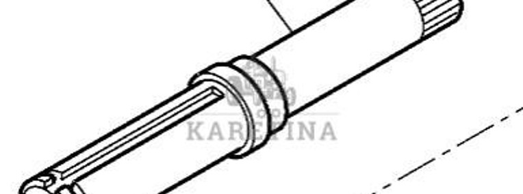 Massey Ferguson 7718S 7718 S 1804A DYNA 6 Wał Osi Napędowej Tylnej CZĘŚCI 4313751M1-1