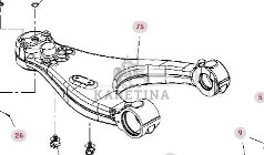 Fendt 930 933 936 939 942 GEN 7 Wahacz Górny Prawy CZĘŚCI H218PF050048A
