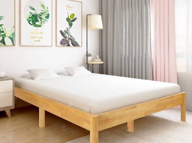 vidaXL Rama łóżka z litego drewna dębowego, 160 x 200 cm 288480-1