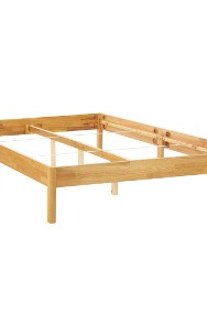 vidaXL Rama łóżka z litego drewna dębowego, 160 x 200 cm 288480-2