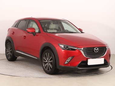 Mazda CX-3 , Salon Polska, Automat, Skóra, Navi, Klimatronic, Tempomat,-1