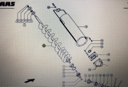 Ślimak napełniający Claas Mega 370-340 Nr kat. 000 543 092 3 Nr kat. 000 543 092 3
