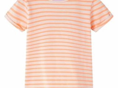 Koszulka dziecięca, neonowy pomarańcz, 92-1
