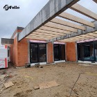 Belka dekoracyjna aluminiowa aluminium pergola taras profil  imitacja drewna 