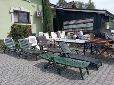 Leżak ogrodowy, krzesło,stół ogrodowy, parasol,poduchy, Krako59.-1