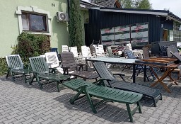 Leżak ogrodowy, krzesło,stół ogrodowy, parasol,poduchy, Krako59.
